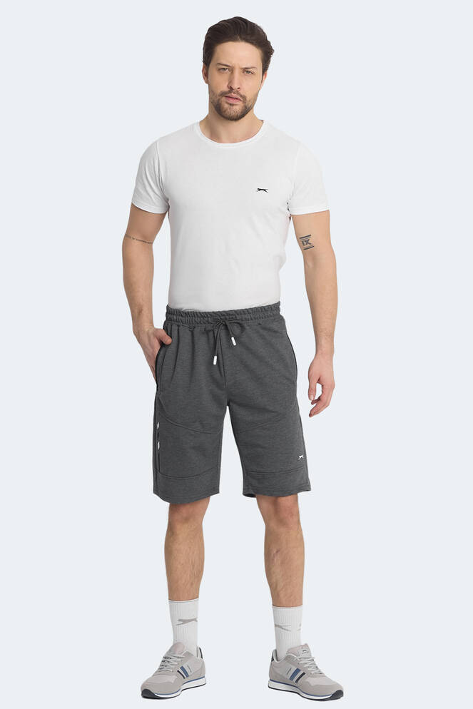 Slazenger NASIM IN Erkek Cepli Koyu Gri Şort