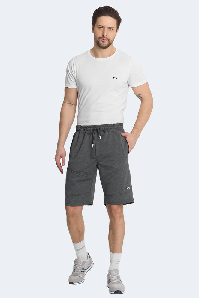 Slazenger NASIM IN Erkek Cepli Koyu Gri Şort
