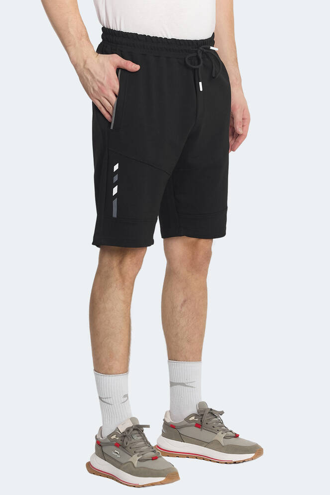 Slazenger NASIM IN Erkek Cepli Siyah Şort