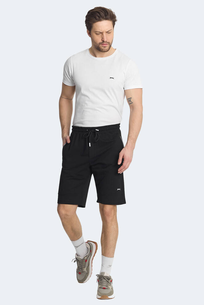 Slazenger NASIM IN Erkek Cepli Siyah Şort