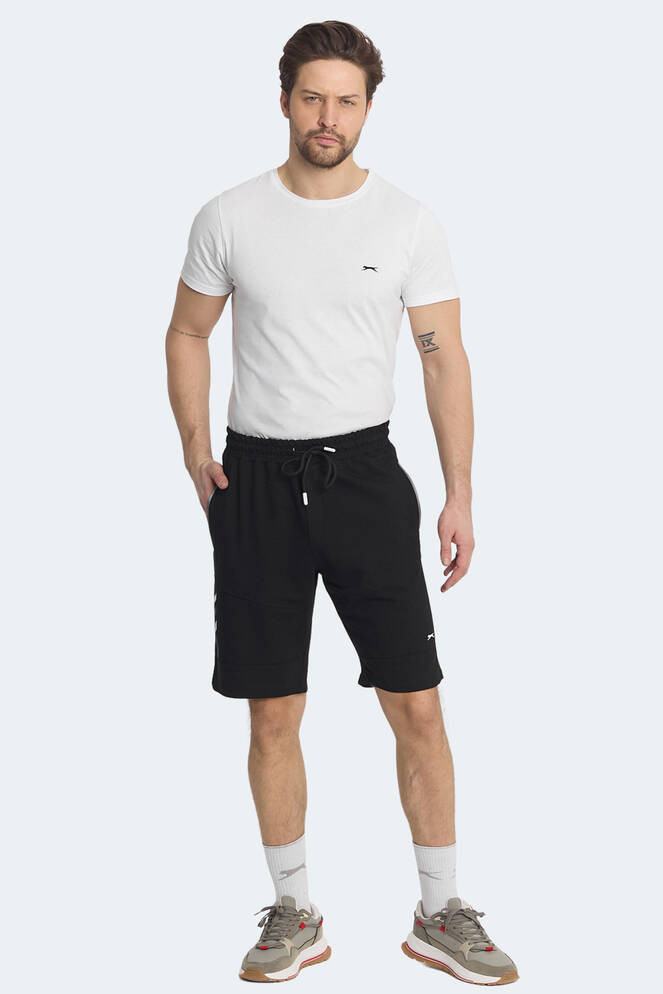 Slazenger NASIM IN Erkek Cepli Siyah Şort