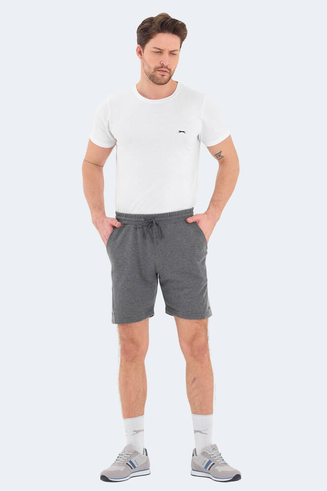 Slazenger NASTYA IN Erkek Cepli Koyu Gri Şort