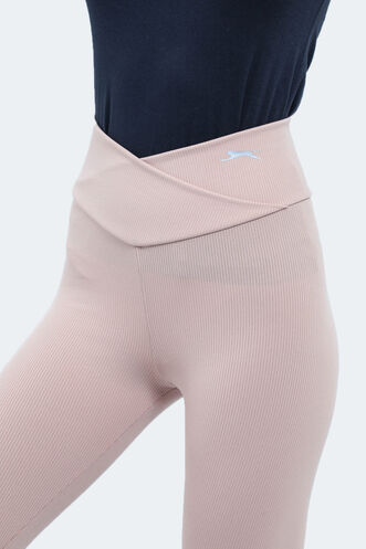 Slazenger NATALIE Kadın Fitness Tayt Bej - Thumbnail
