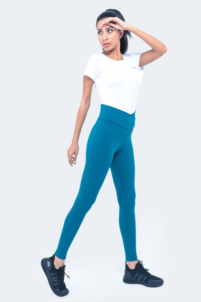 Slazenger NATALIE Kadın Fitness Tayt Petrol