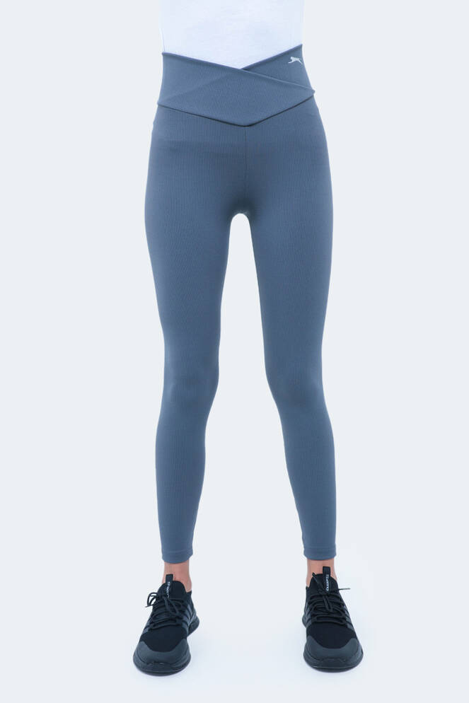 Slazenger NATALIE Women's Fitness Tights Dark Grey