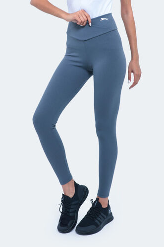 Slazenger NATALIE Women's Fitness Tights Dark Grey - Thumbnail