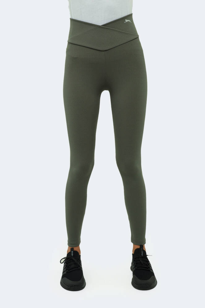 Slazenger NATALIE Women's Fitness Tights Khaki