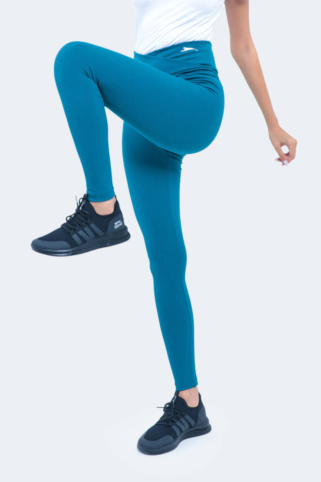 Slazenger NATALIE Women's Fitness Tights Petrol