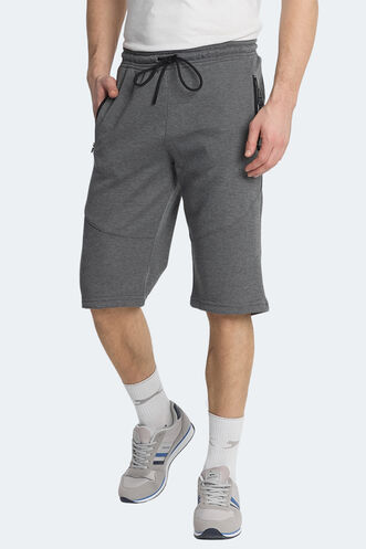 Slazenger - Slazenger NATIVA Erkek Şort Koyu Gri