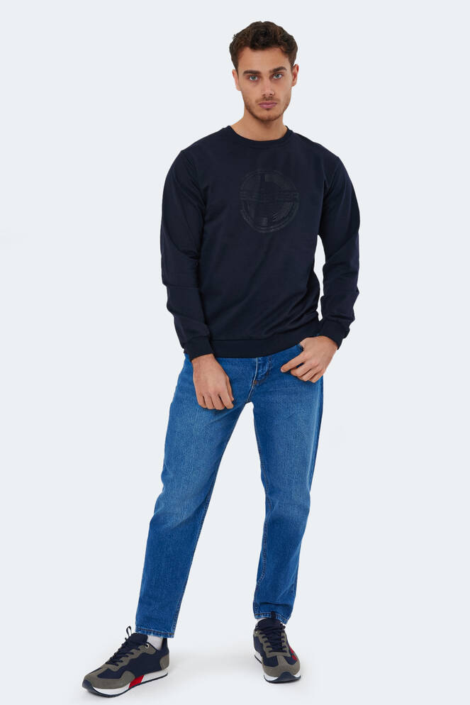 Slazenger NAZARIY Erkek Sweatshirt Lacivert