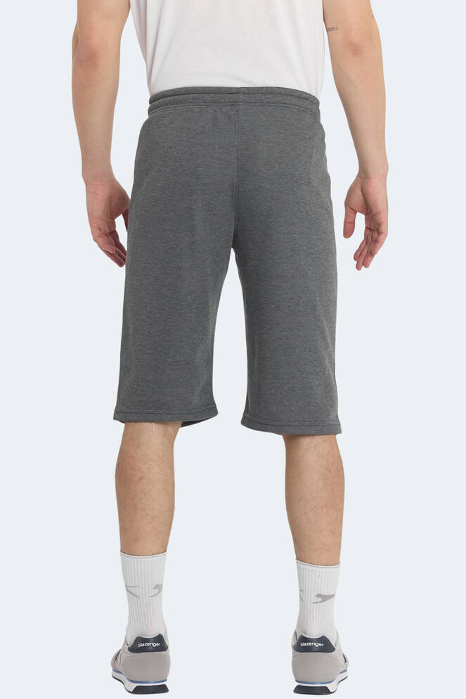 Slazenger NEACEL Erkek Cepli Kapri Koyu Gri Şort