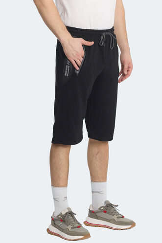 Slazenger NEACEL Erkek Şort Siyah - Thumbnail