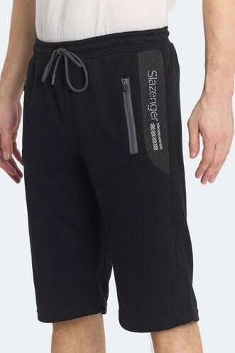 Slazenger NEACEL Erkek Şort Siyah - Thumbnail