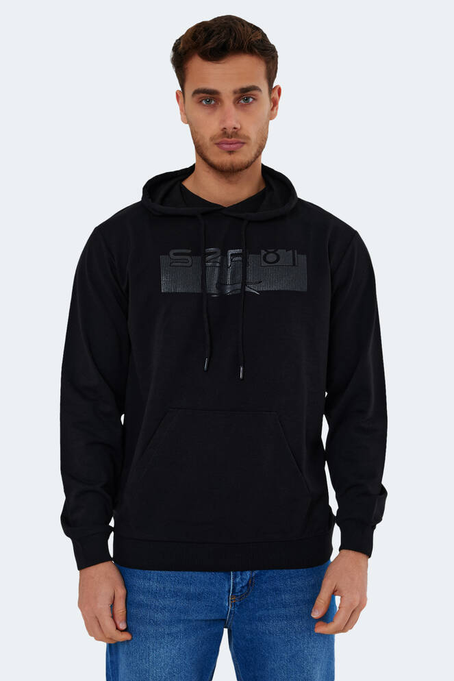Slazenger NEDELKO Erkek Sweatshirt Siyah