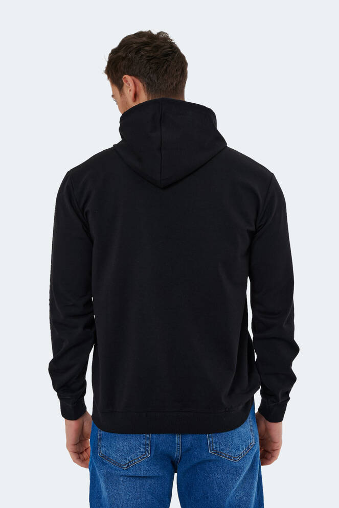 Slazenger NEDELKO Erkek Sweatshirt Siyah