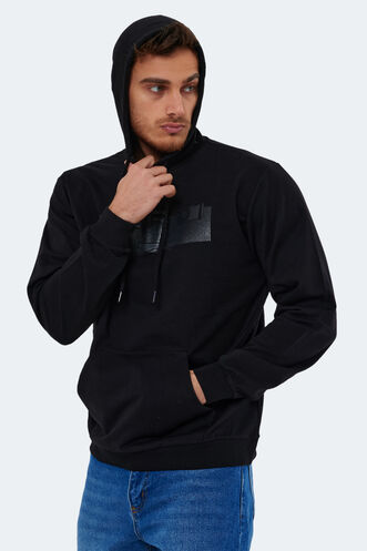 Slazenger NEDELKO Men's Sweatshirt Black - Thumbnail