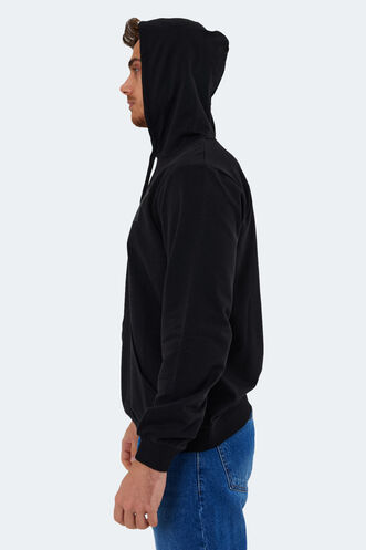 Slazenger NEDELKO Men's Sweatshirt Black - Thumbnail