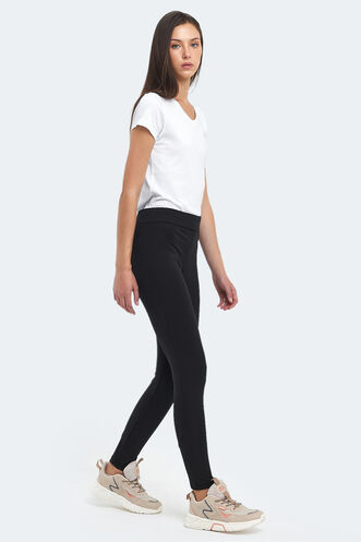 Slazenger NEELA Kadın Fitness Tayt Siyah - Thumbnail