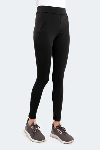 Slazenger NEELA Women's Fitness Tights Black - Thumbnail