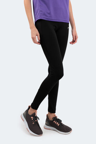 Slazenger NEELA Women's Fitness Tights Black - Thumbnail