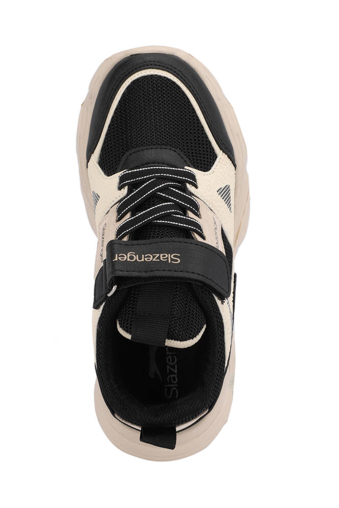 Slazenger NELSON Unisex Kids' Sneaker Shoes Black - Beige