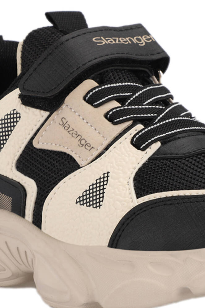 Slazenger NELSON Unisex Kids' Sneaker Shoes Black - Beige