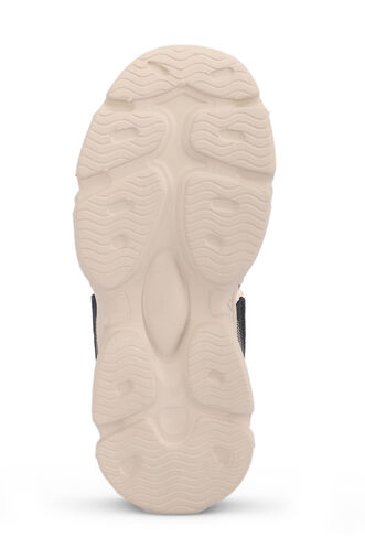 Slazenger NELSON Unisex Kids' Sneaker Shoes Black - Beige - Thumbnail