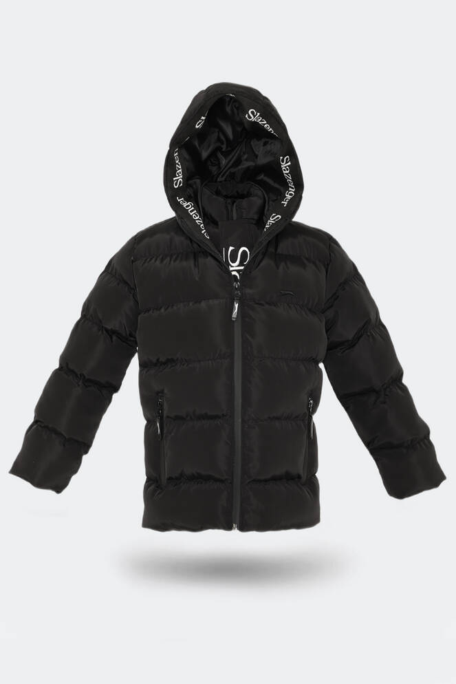 Slazenger NEONS Unisex Kids Coat & Jacket Black Slazenger NEONS Unisex Kids Coat & Jacket Black