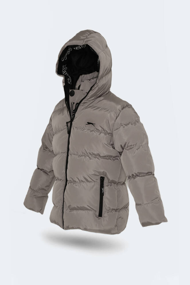 Slazenger NEONS Unisex Kids Coat & Jacket Stone Gray Slazenger NEONS Unisex Kids Coat & Jacket Stone Gray