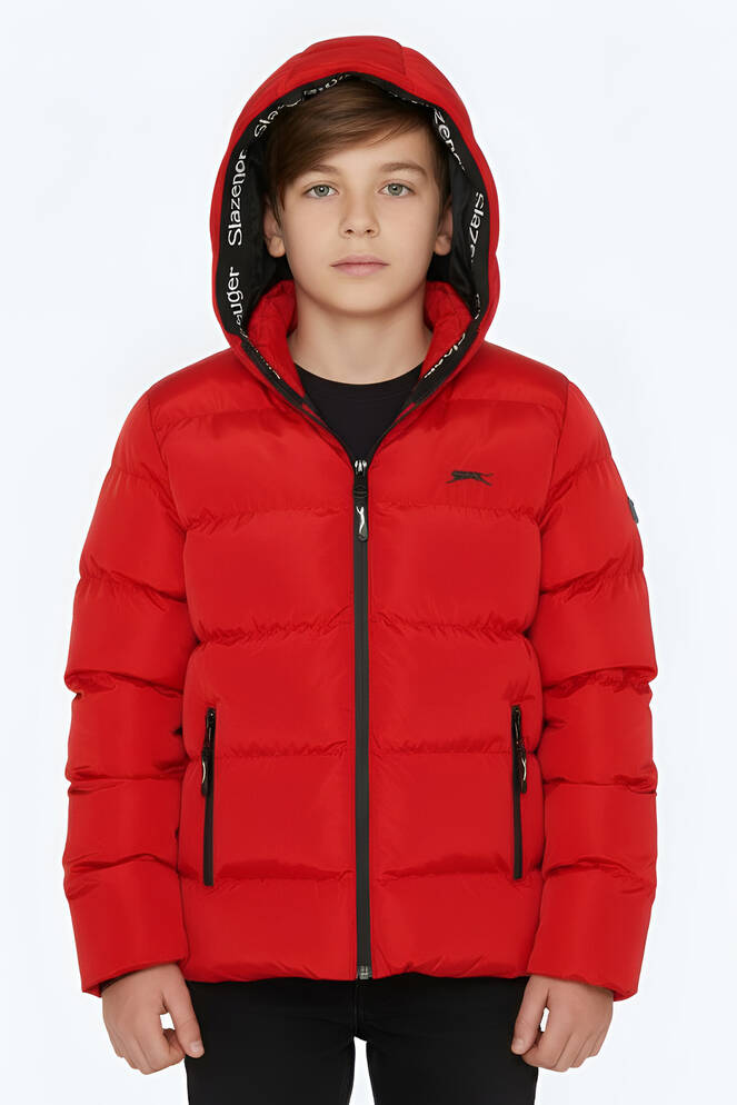Slazenger NEONS Unisex Çocuk Palto & Ceket Kırmızı
