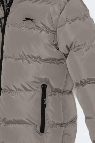 Slazenger NEONS Unisex Çocuk Palto & Ceket Taş Gri - Thumbnail