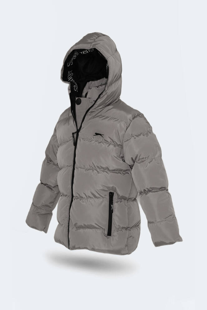 Slazenger NEONS Unisex Çocuk Palto & Ceket Taş Gri