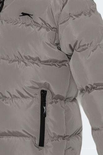 Slazenger NEONS Unisex Çocuk Palto & Ceket Taş Gri - Thumbnail