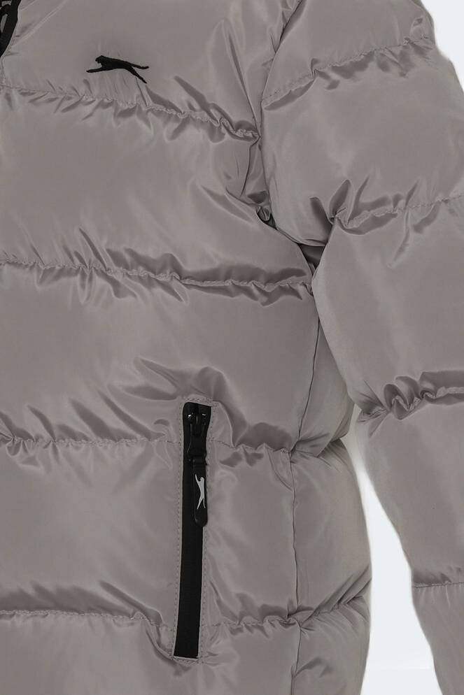 Slazenger NEONS Unisex Çocuk Palto & Ceket Taş Gri