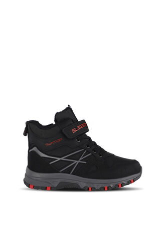 Slazenger - Slazenger NESKE IN Erkek Çocuk Cırt Cırtlı Siyah / Kırmızı Bot