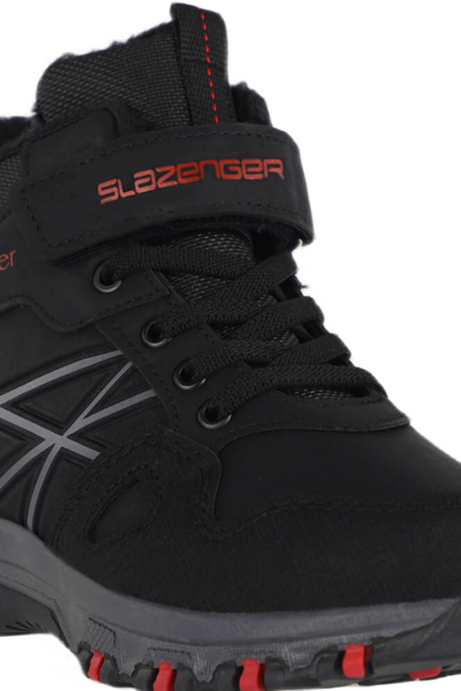 Slazenger NESKE IN Erkek Çocuk Cırt Cırtlı Siyah / Kırmızı Bot