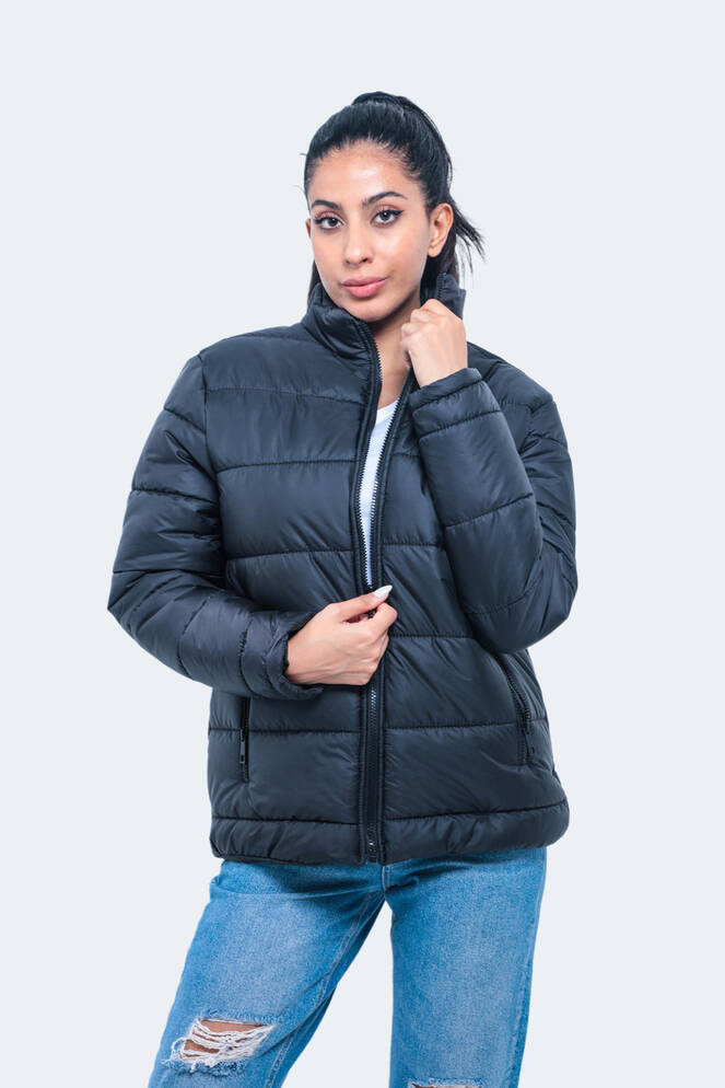 Slazenger NETWORK Kadın Siyah Mont & Kaban