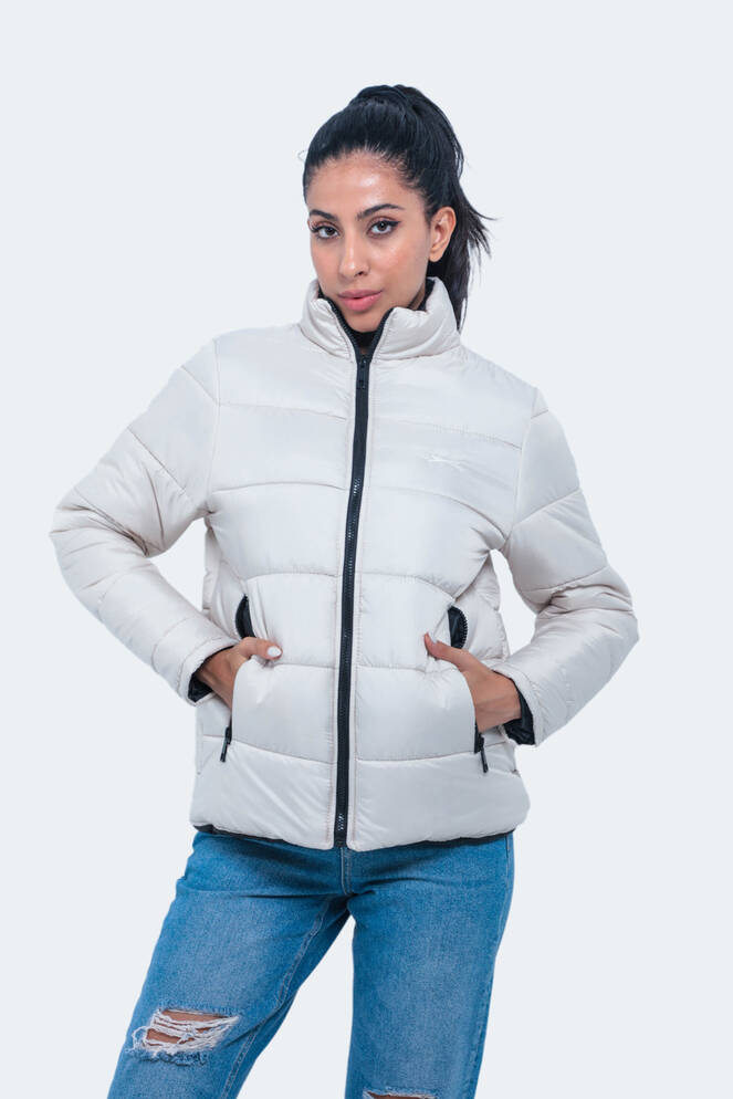 Slazenger NETWORK Women's Coat Stone Grey