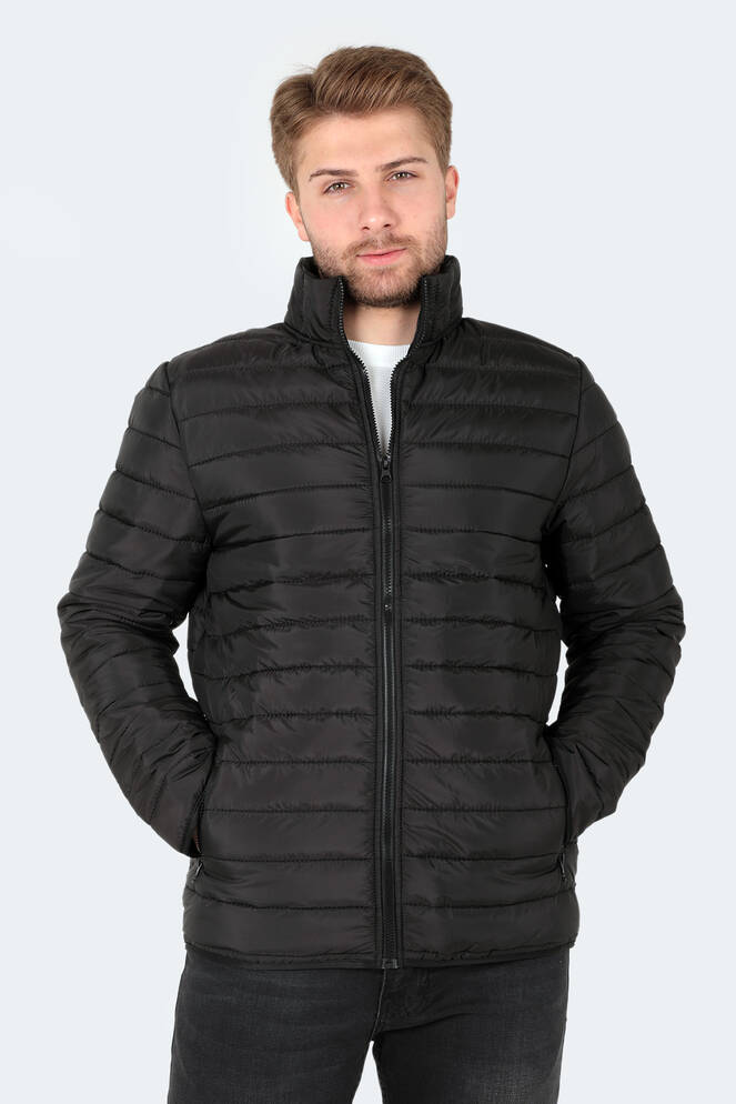 Slazenger NEVER IN Erkek Siyah Mont & Kaban