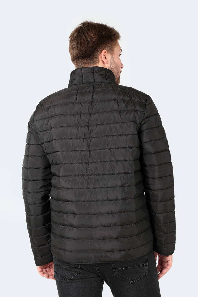 Slazenger NEVER IN Erkek Siyah Mont & Kaban