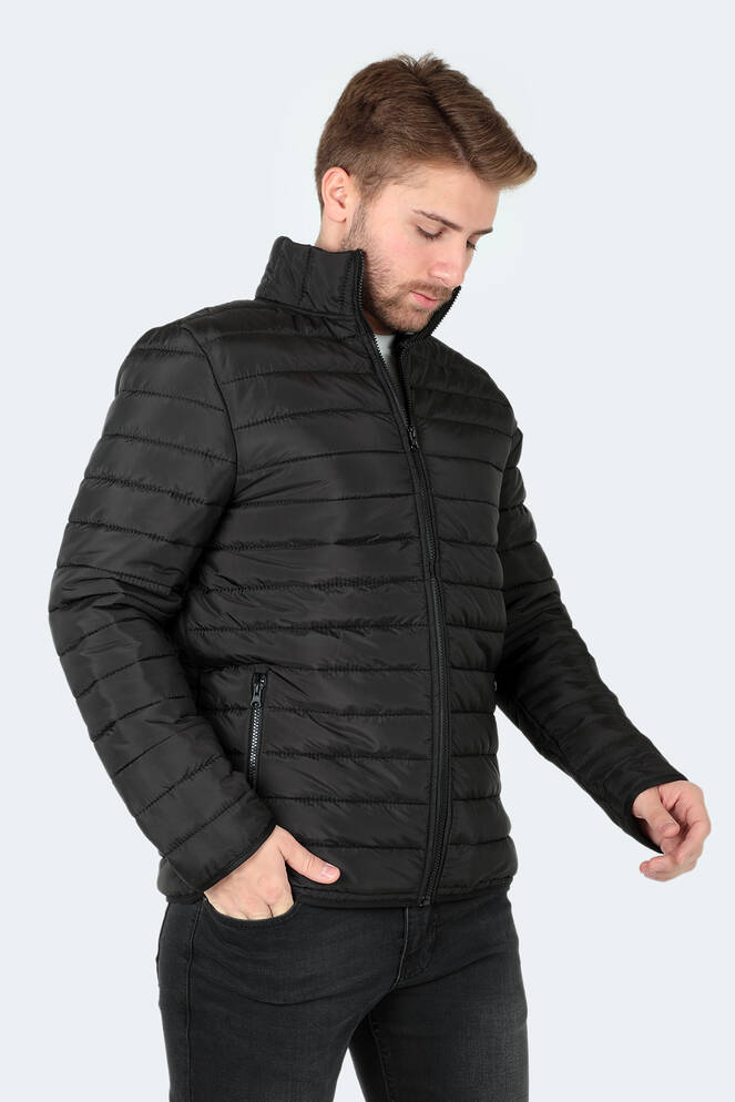 Slazenger NEVER IN Erkek Siyah Mont & Kaban