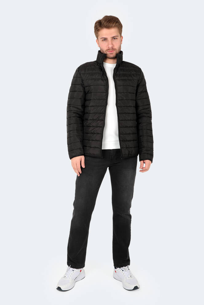 Slazenger NEVER IN Erkek Siyah Mont & Kaban