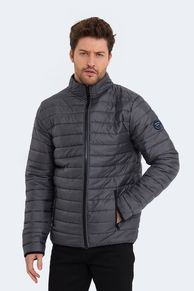 Slazenger NEVER Men's Coat & Jacket Dark Grey