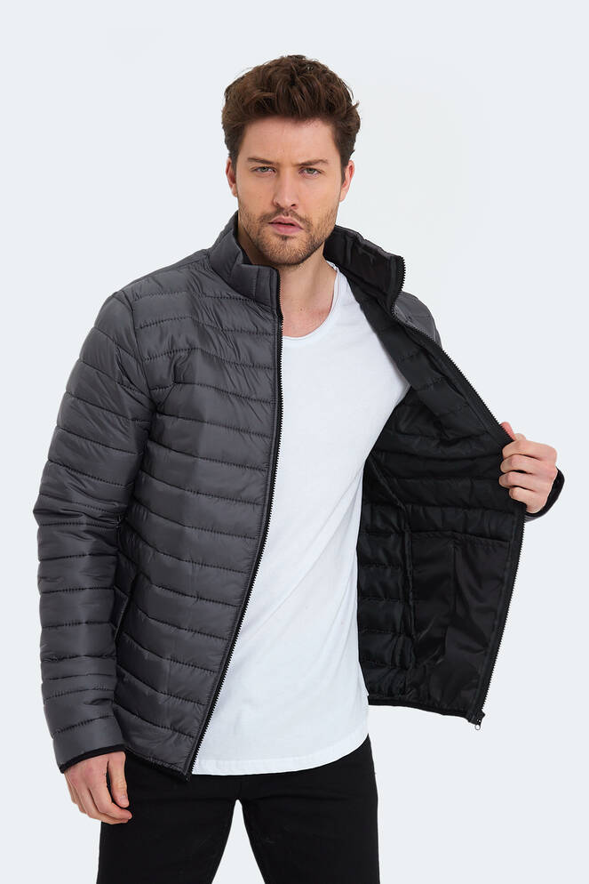 Slazenger NEVER Men's Coat & Jacket Dark Grey