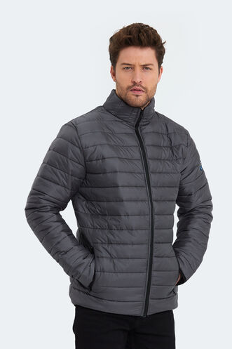 Slazenger NEVER Men's Coat & Jacket Dark Grey - Thumbnail
