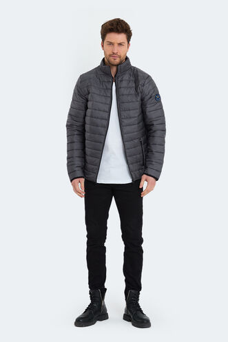 Slazenger NEVER Men's Coat & Jacket Dark Grey - Thumbnail