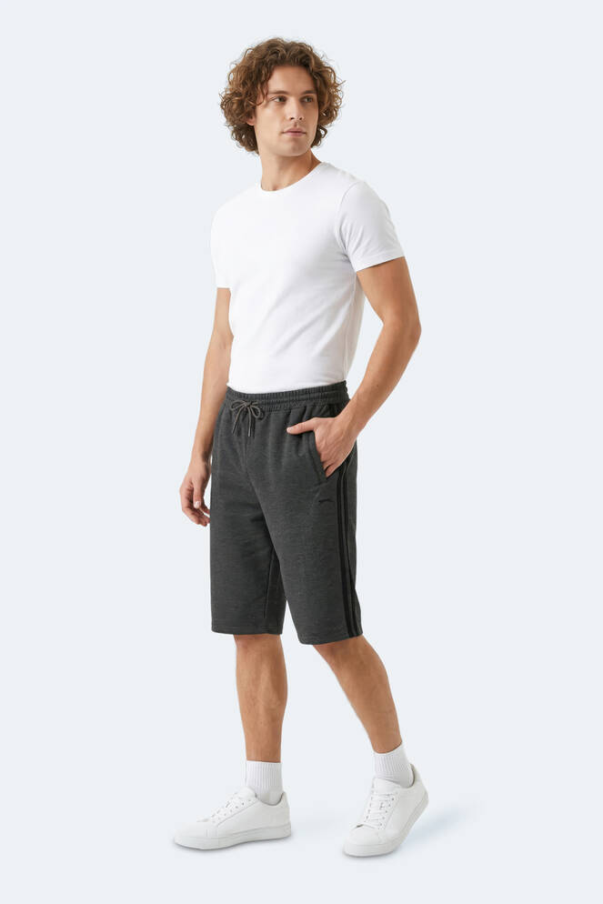 Slazenger NEYRA Erkek Kapri Koyu Gri Şort