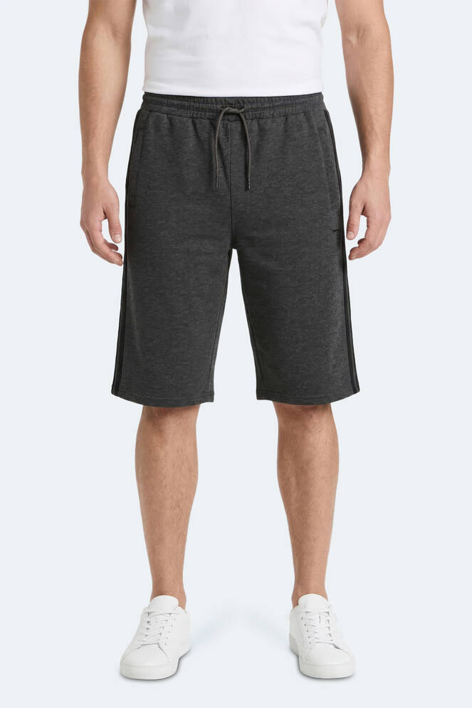 Slazenger NEYRA Erkek Kapri Koyu Gri Şort