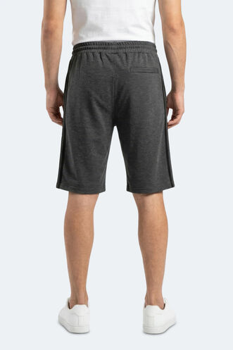 Slazenger NEYRA Erkek Kapri Koyu Gri Şort - Thumbnail