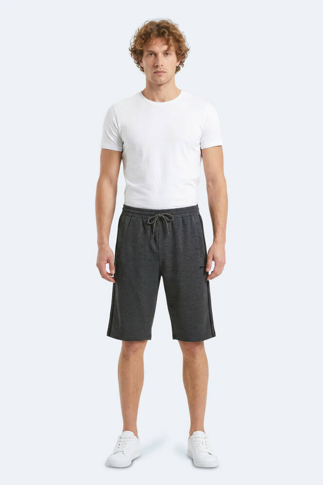 Slazenger NEYRA Erkek Kapri Koyu Gri Şort